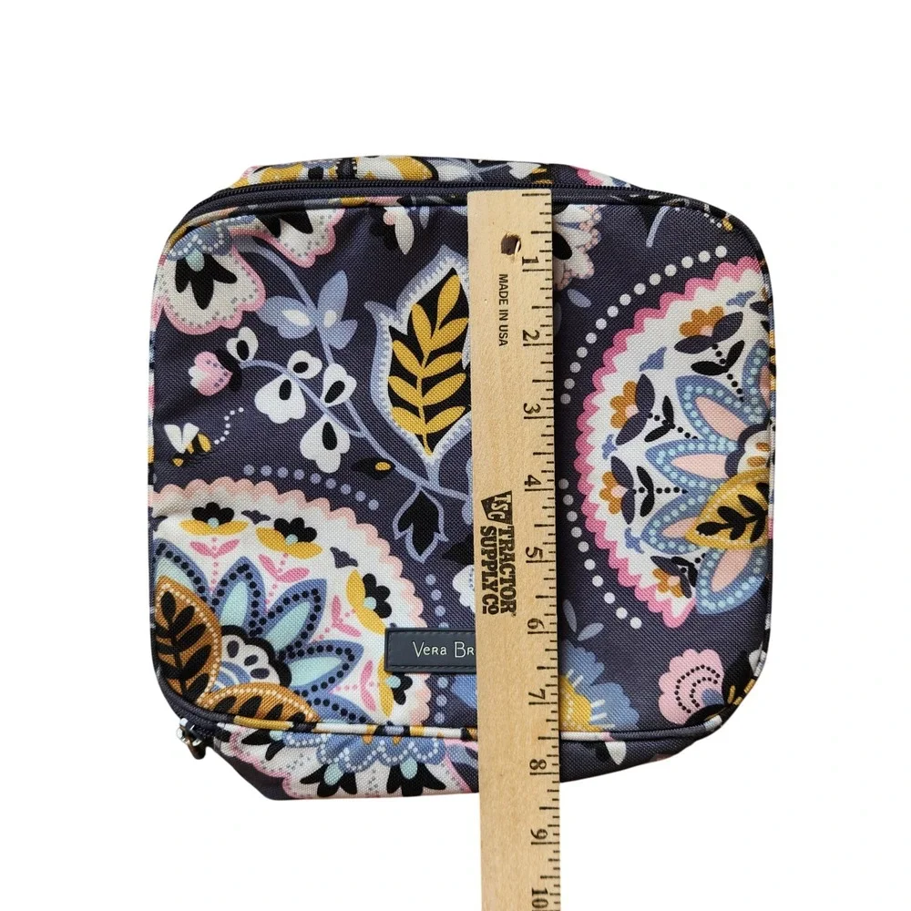 Vera Bradley Lunch Box Cooler Bag Floral‎ Insulated Zip Travel Carry On